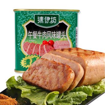 13.80 双汇 清伊坊 清真食品 火腿肠 午餐牛肉风味罐头 340g